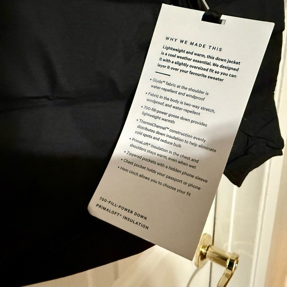 Women’s Lululemon Navigation Stretch Down Jacket - Picture 11 of 13